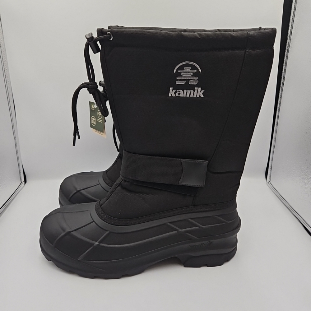 Kamik Black Men's Rain & Snow Boots